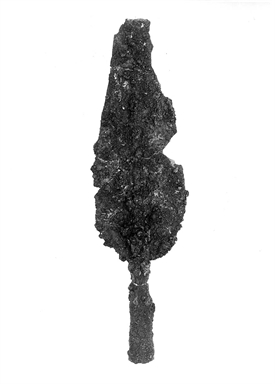 lancia/ punta a base arrotondata